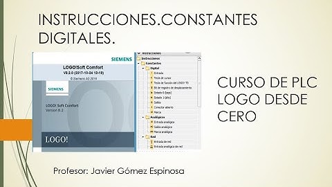 6#vídeo Curso PLC Logo .Constantes digitales