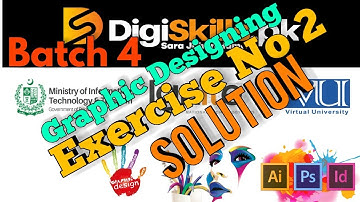 Digiskill Graphic Designing Exercise No 2 Solution (Batch 4 ) | By Coding Center and tips |