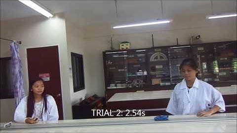 Velocity and Speed Experiment Video