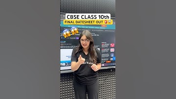 CBSE CLASS 10th FINAL DATE SHEET OUT 😱🚨 #cbseupdates #class10 #cbseboardexamlatestupdate