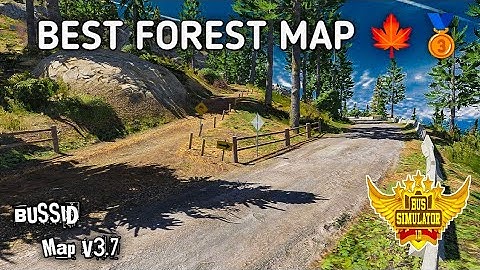 BUSSID Map Mod V3.7_ Download Best 👍 Forest 🍁 Map Mod For Bus simulator Indonesia #bussidmapmod#map🍁