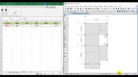 Gán nhanh tải gió cho dầm biên trong ETABS || Quick assign wind load to edge beams on ETABS.