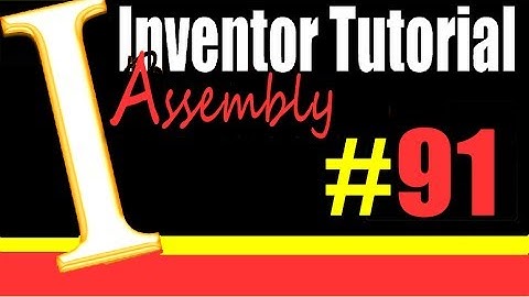 91 Inventor Assembly Tutorial: Tangent Constraint