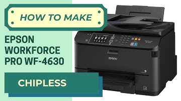How to make chipless Epson Workforce Pro WF-4630