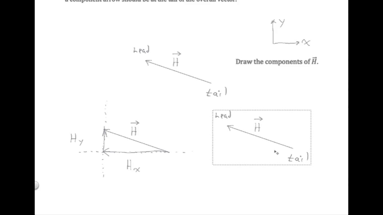 Physics: Vector components (1) - YouTube