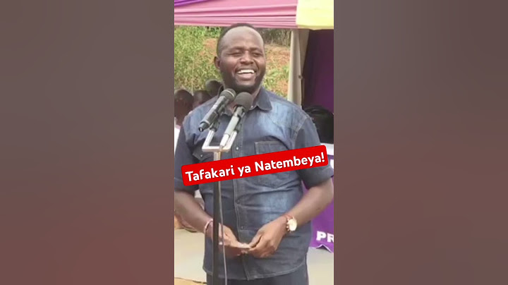 Things that don't add up in Kenya ft Governor Natembeya!