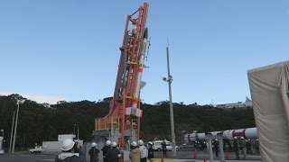 世界最小ロケットを公開 衛星搭載 １１日打ち上げへ