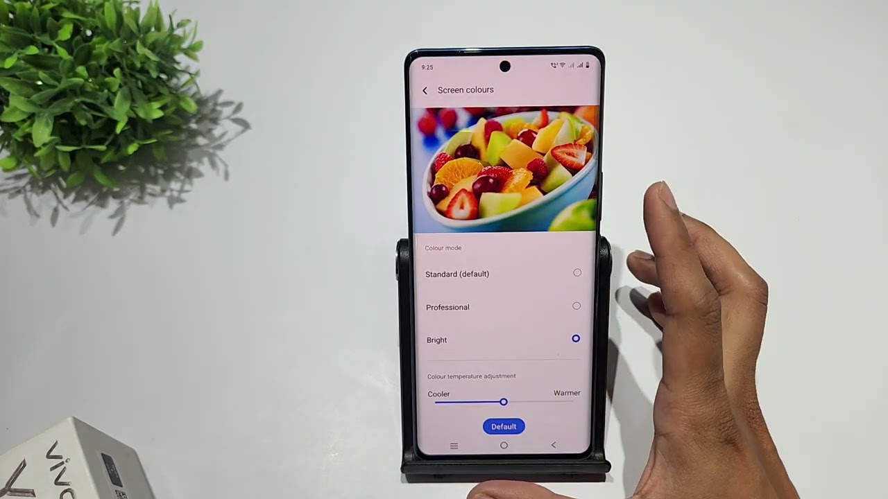 How to set colour scheme in vivo y400 pro 5g | vivo y400 visual enhancement
