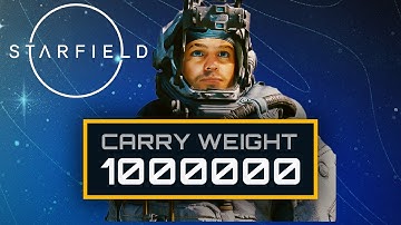Starfield UNLIMITED CARRY WEIGHT in Seconds No Mods PC 2023