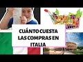 😱 Visitando un SUPERMERCADO en ITALIA 🇮🇹 + NUESTRAS COMPRAS con sus PRECIOS | GASTOS en ITALIA