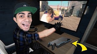 محاكي مقهى الألعاب #4 : فتحت محل العاب و جربت بلايستيشن 5 Internet Cafe Simulator !! 😱🔥