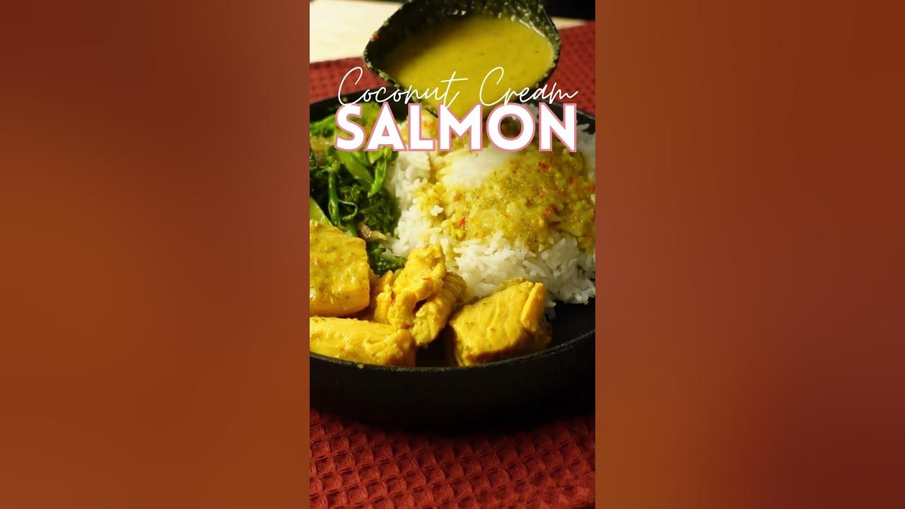 Scrumptious Coconut Cream Salmon shorts YouTube