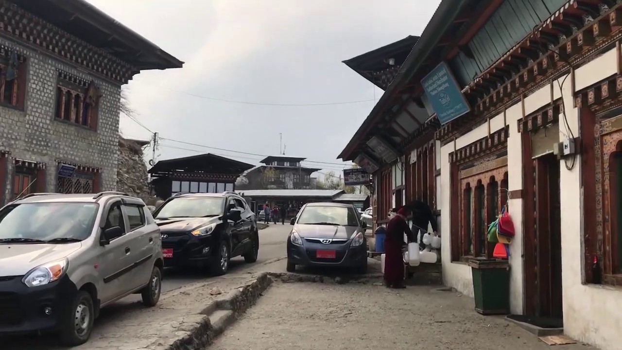 Chamkhar town  Bumthang  Most beautiful valley in Bhutan 