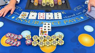 I WON OVER $500,000 ON ONE AMAZING ALL IN BLACKJACK BET!