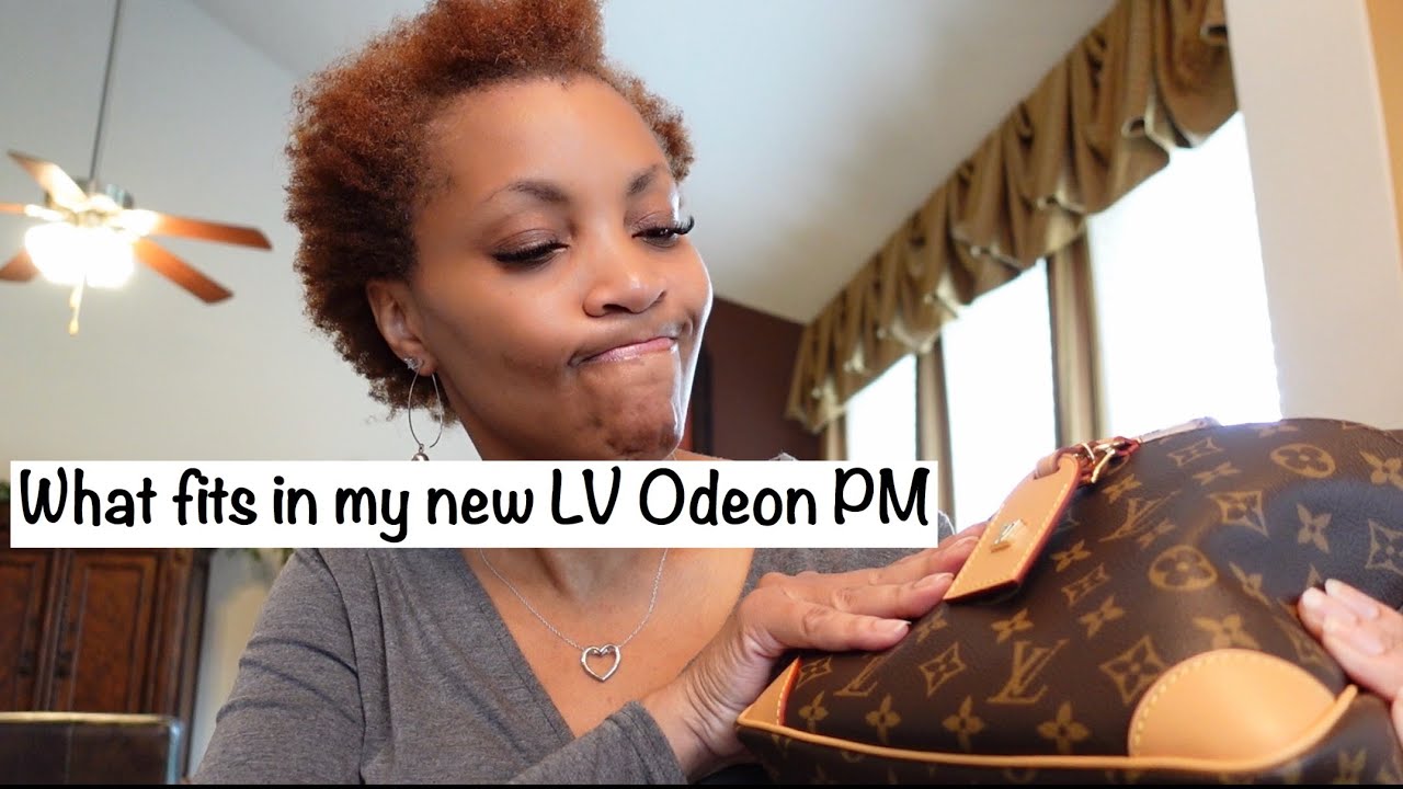 Louis Vuitton Odeon Monogram MM REVIEW- What fits inside? Mod shots 