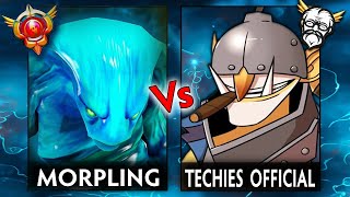 When MORPHLING (10K mmr) Grandmaster meets Grandfather Level Techies in Ranked🔥| Techies Official