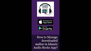 How to manage Downloaded files in Islamic Audio Books screenshot 4