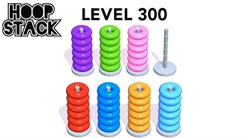 Hoop Stack Level 300 | Puzzle Game  | Complete Level