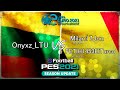 PES2021 - Onyxz_LTU v Milan17Jon & FETIH1453ElTurco (Belgium eNational Team) | eEuro2021 Games