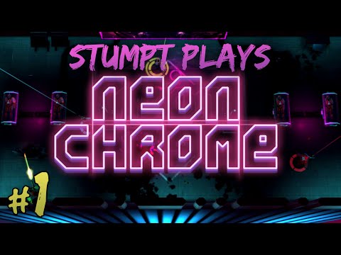 Neon Chrome - #1 - 80's as F (4 Player Gameplay)