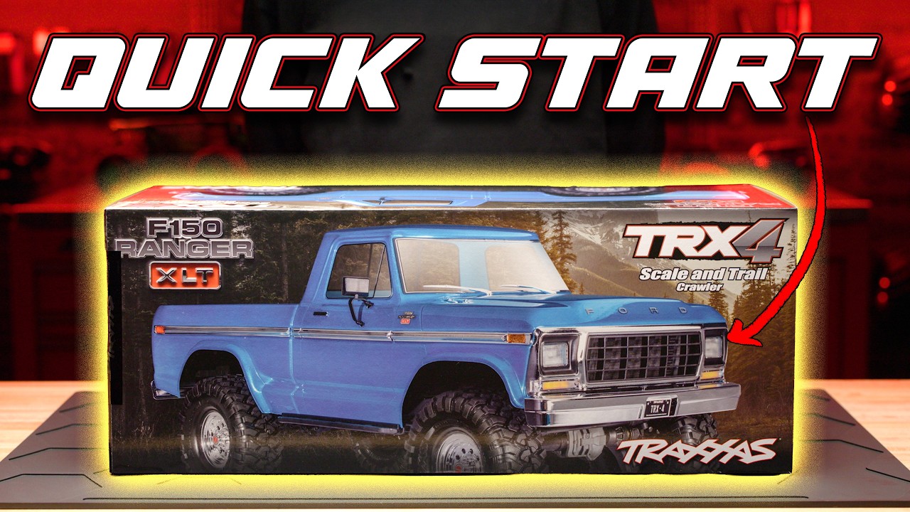 TRA92144-4BLUE Traxxas 1/10 TRX-4 1979 Ford F-150 Truck 4WD RTR - Blue