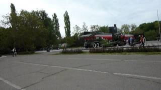 Одесса, День Победы:мемориал 411 батарея/Odessa, Victory Day, 411 battery memorial