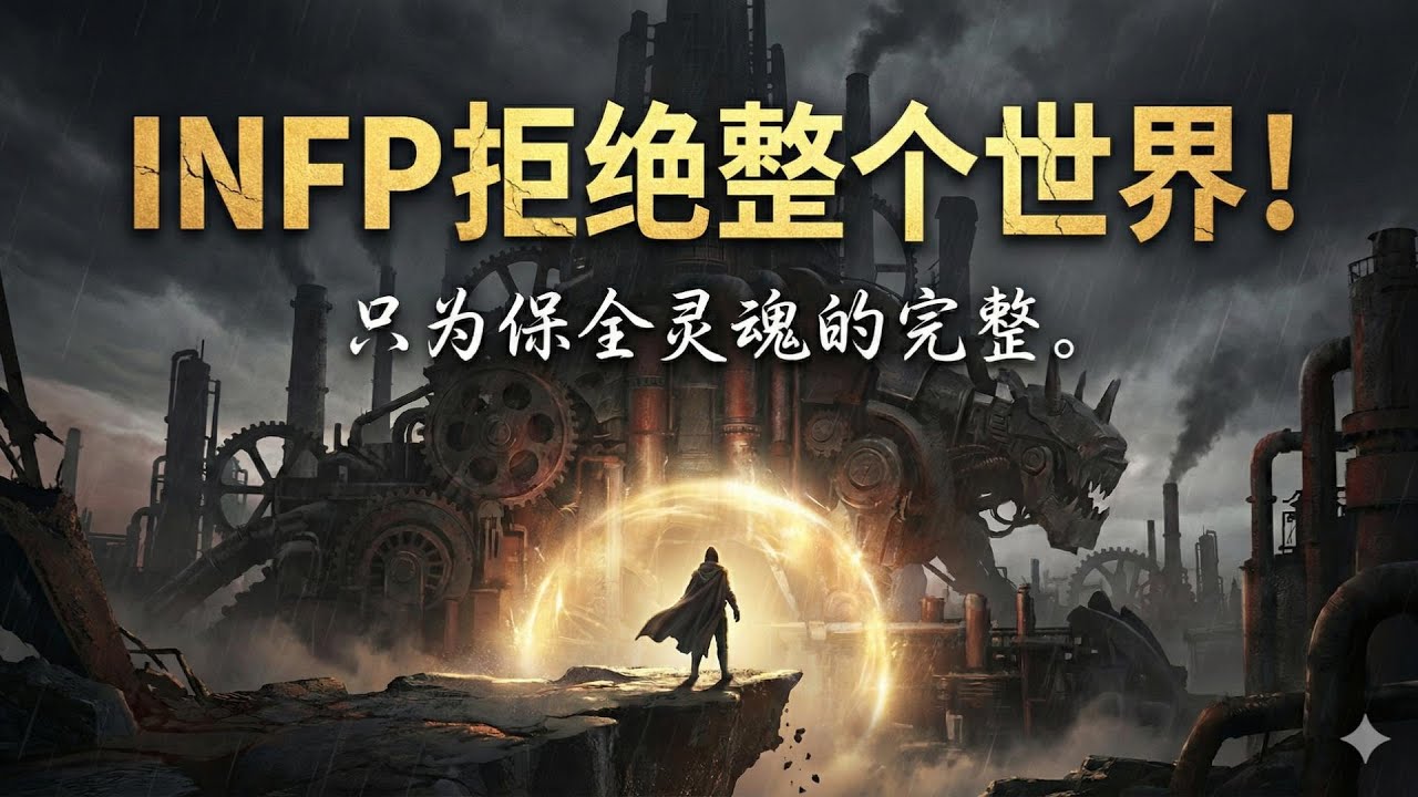 为了保全灵魂的完整，INFP可以拒绝整个世界！