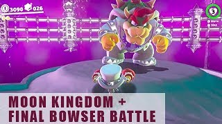 Moon Kingdom YouTube walkthrough, Super Mario Odyssey - Moon Kingdom Bowser boss battle