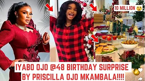 😱 Iyabo Ojo Biggest Surprise by Priscilla & Juma Jux on Her 48th Years Birthday! Christmas Theme 🎄 💃