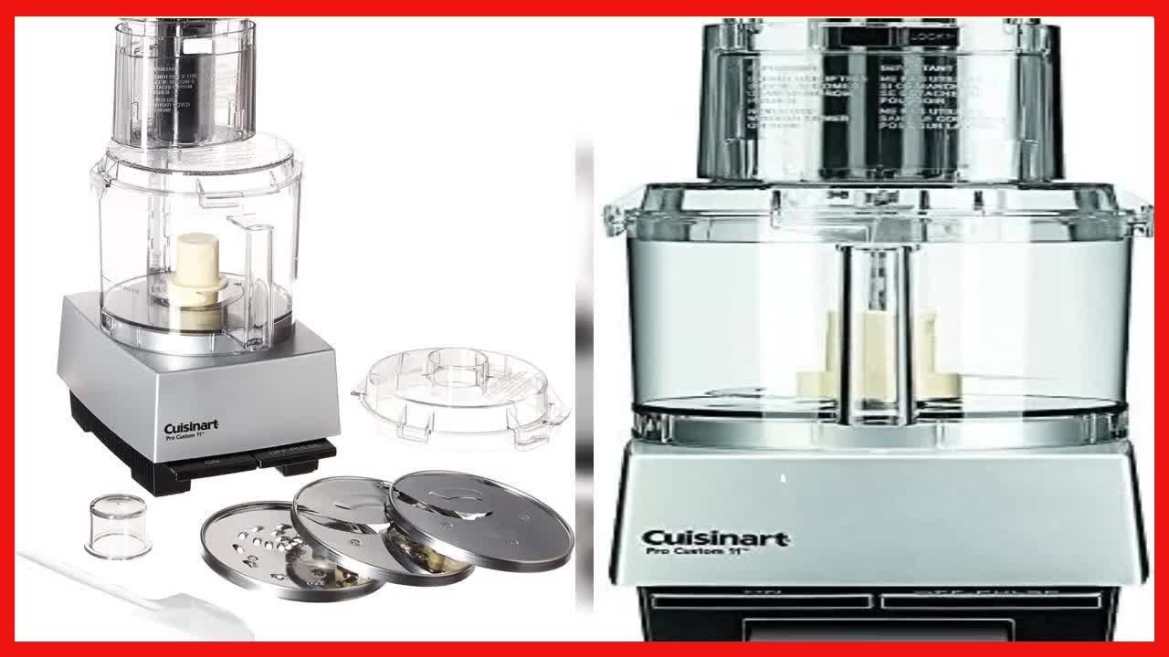  Cuisinart Cup Pro Custom 11 Food Processor With 625 Watt Motor  And Extra Large Feed Tube allows For Whole Fruit And Vegetables, Additional  Accessories Included For Even More Versatility, White: Home