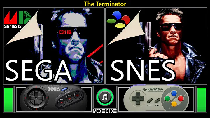 The Terminator (Sega Genesis vs SNES) Real Hardware Comparison