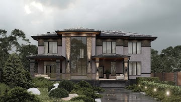 PRIVATE DARK HOUSE 3D Animation Visualization ( Lumion)/ Анимация/ Визуализация