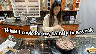 What I cook for my Family in a week | Mom with 2 toddlers