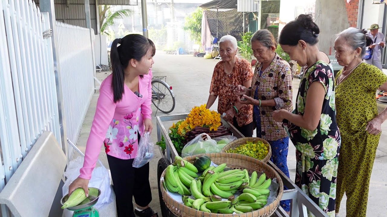 Sáng Sớm Đẩy Xe Đồ Rẫy Tươi Ngon Đủ Loại Bán Ai Cũng Thích | HQ #1660