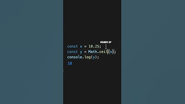 round a number #coding #javascript