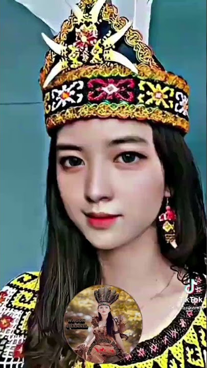 PESONA GADIS DAYAK // Kecantikan Gadis Suku Dayak {SHORT 37} #shortvideo #shorts  #gadisdayak #short