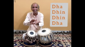 Teen Taal Theka | Tabla Lesson – 2 | Tabla Tutorial for Beginners | +91-9051119474