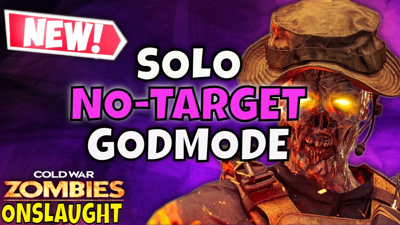 Cold War Zombie Glitches: *NEW* SOLO NO-TARGET GODMODE GLITCH! (Onslaught)