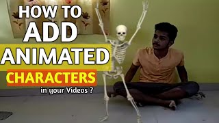 How to add ANIMATED CHARACTERS in your Videos ? | From Android screenshot 1