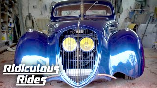 World War 2 Peugeot Converted To Art-Deco Masterpiece | RIDICULOUS RIDES