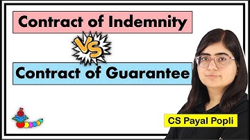 Contract of Indemnity and Guarantee | Contract of Indemnity | Contract of Guarantee | Contract Act