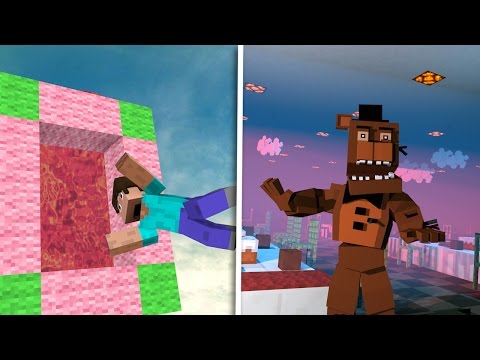 Minecraft - How to Make a Portal to FIVE NIGHTS AT FREDDY'S (Minecraft FNAF Mod)