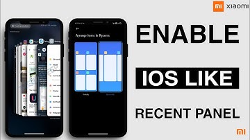 ENABLE IOS LIKE RECENT PANEL IN ANY XIAOMI DEVICES | NEW SYSTEM LAUNCHER UPDATE | APPLY NOW!