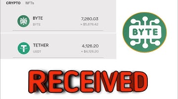 Free USDT & BYTE Airdrop Received on My Wallet || Check Yours Now || Distribution Update