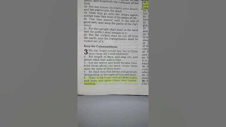 Healing Word #2: Proverbs 3:1-2