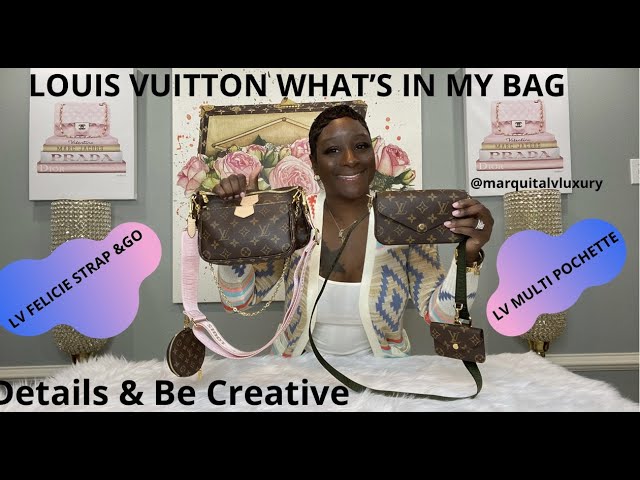 WHAT FITS: Louis Vuitton Félicie Strap & Go 2021 