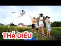 Về Quê Đi Thả Diều Cùng Bún Bắp - Diều Giấy Tự Làm DIY paper kite ♥ Bún Bắp Family ♥