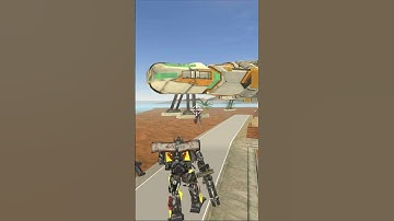 Vegas Crime Simulator (Transformer Pickup Truck Fight Sea Robot Car) 3X Robots Machine  #Shorts
