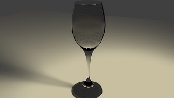 From Cylinder to Rendered Scene - Wine Glass