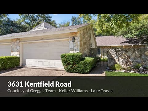 3631 Kentfield Road, Austin, TX home video tour